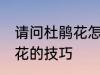 请问杜鹃花怎么养不爱死啊 养殖杜鹃花的技巧