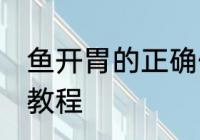 鱼开胃的正确使用方法 使用鱼开胃的教程