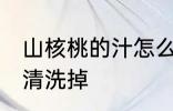 山核桃的汁怎么清洗 山核桃的汁如何清洗掉