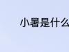 小暑是什么意思? 小暑的含义