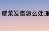 咸菜发霉怎么处理 咸菜发霉如何处理