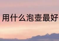 用什么泡壶最好 喝茶用什么壶泡茶好