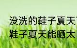 没洗的鞋子夏天可以晒太阳吗 没洗的鞋子夏天能晒太阳吗