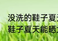 没洗的鞋子夏天可以晒太阳吗 没洗的鞋子夏天能晒太阳吗