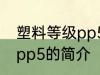 塑料等级pp5是食品级的吗 塑料等级pp5的简介