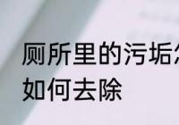 厕所里的污垢怎么去除 厕所里的污垢如何去除