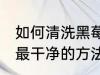 如何清洗黑莓最干净的方法 清洗黑莓最干净的方法有哪些