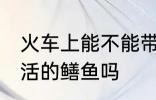 火车上能不能带活的鳝鱼 火车上能带活的鳝鱼吗