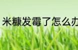 米糠发霉了怎么办 米糠发霉如何解决